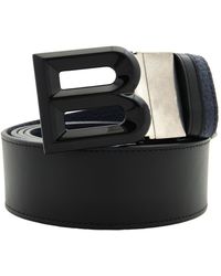 Bally - B-Logo Buckle Reversible Leather Belt, Cm - Lyst