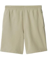 Burberry - Equestrian Knight Design Cotton Shorts - Lyst