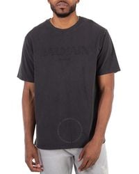 Balmain - Vintage Logo Embroidered T-Shirt - Lyst