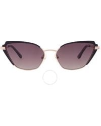 Guess - Gradient Brown Cat Eye Sunglasses Gm0818 32f 56 - Lyst