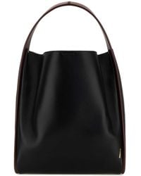 Jil Sander - Leather Pivot Bucket Bag - Lyst