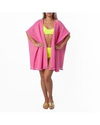 Burberry - Crochet Technical Cotton Cape - Lyst