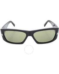 Tom Ford - Andres Green Square Sunglasses - Lyst