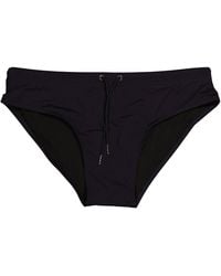 Burberry - Grayes Logo Print Swim Briefs - Lyst