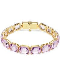 Swarovski - Millenia Octagon-Cut Tennis Bracelet - Lyst
