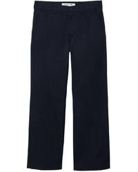 Lacoste - Straight Fit Cotton Pants - Lyst