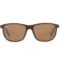 Maui Jim - Lele Kawa Hcl Bronze Rectangular Sunglasses H811-25c 58 - Lyst