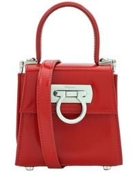 Ferragamo - Ladies Micro Iconic Top Handle Bag - Lyst