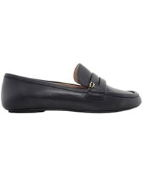 Gianvito Rossi - Giorgia Leather Loafers - Lyst
