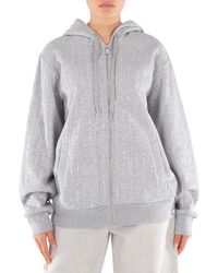 Michael Kors - Long Sleeve Zip-Up Hoodie - Lyst