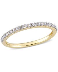 Amour - 1/ Ct Tw Diamond Semi-Eternity Ring - Lyst