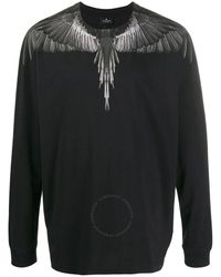 Marcelo Burlon - Wings Long Sleeve Cotton T-shirt - Lyst