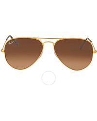 Ray-Ban - Aviator Gradient Pink-brown Gradient Sunglasses Rb3025 9001a5 55 - Lyst