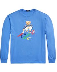 Polo Ralph Lauren - Teddy Bear Print Long-Sleeved T-Shirt - Lyst