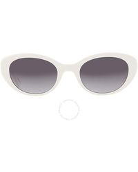 Kate Spade - Gradient Oval Sunglasses Crystal/s 0vk6/9o 51 - Lyst