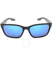 Costa Del Mar - Palmas Blue Mirror Polarized Glass Square Sunglasses 6s9081 908101 57 - Lyst