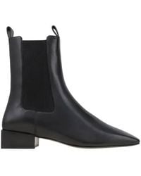 Ferragamo - Clementa Leather Chelsea Boots - Lyst