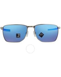 Oakley - Ejector Prizm Sapphire Rectangular Sunglasses - Lyst
