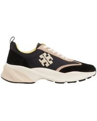 Tory Burch - Good Luck Trainer Shoes/Cream/ Leather/Suede - Lyst