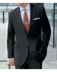 Lyst Jos A Bank Executive 2 Button Wool Suit With Plain Front