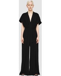 JOSEPH - Sofia Airy Plissé Jumpsuit - Lyst