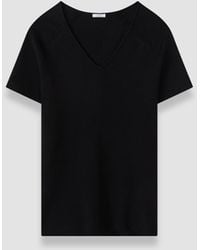 JOSEPH - Elly Silk Stretch V Neck Top - Lyst