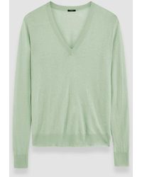 JOSEPH - Cashair V Neck Jumper - Lyst