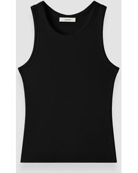 JOSEPH - Yeux Cotton Rib Vest - Lyst