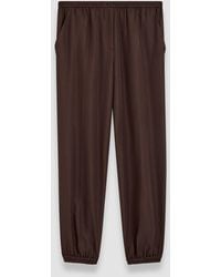 JOSEPH - Taio Soft Cotton Silk Trousers - Lyst