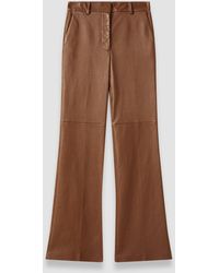 JOSEPH - Tafira Leather Stretch Trousers - Lyst