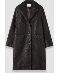 JOSEPH - Matlock Embossed Woven Leather Coat - Lyst