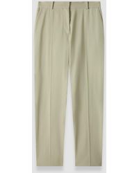 JOSEPH - Coleman Long Light Cotton Trousers - Lyst