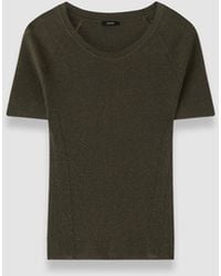 JOSEPH - Belarb Linen Blend Knit T-Shirt - Lyst