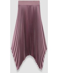 JOSEPH - Ade Knit Weave Plissé Skirt - Lyst