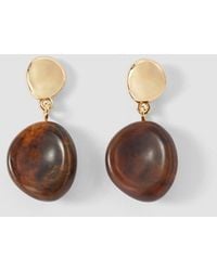 JOSEPH - Boucles D'Oreilles Bean Drop En Résine - Lyst