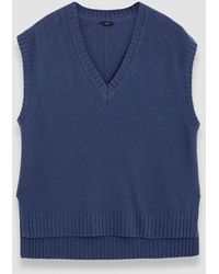 JOSEPH - Open Cashmere Vest - Lyst
