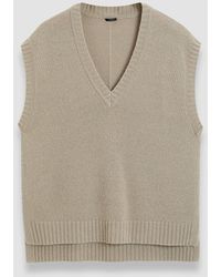 JOSEPH - Open Cashmere Vest - Lyst