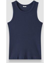 JOSEPH - Yeux Cotton Rib Vest - Lyst