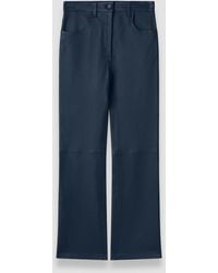 JOSEPH - Duke Leather Stretch Trousers - Lyst