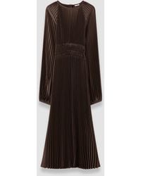 JOSEPH - Ortiz Pleated Woven Dress - Lyst