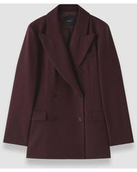 JOSEPH - Veste Valery En Flanelle De Laine - Lyst