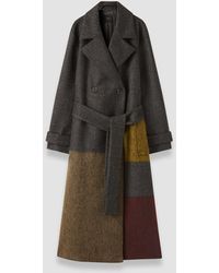 JOSEPH - Merton Overlay Wool Coat - Lyst