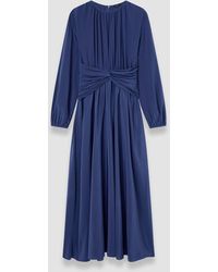 JOSEPH - Leila Crepe De Chine Knot Silk Dress - Lyst