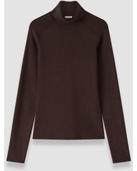 JOSEPH - Lola Silk Stretch High Neck Top - Lyst