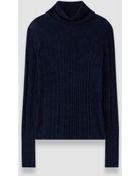 JOSEPH - Molony Sheer Wool Rib Jumper - Lyst