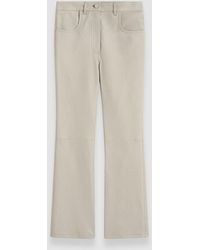 JOSEPH - Duke Leather Stretch Trousers - Lyst