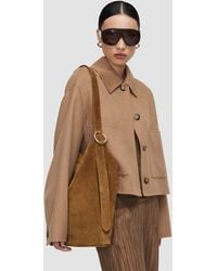 JOSEPH - Bucket Suede Bag - Lyst