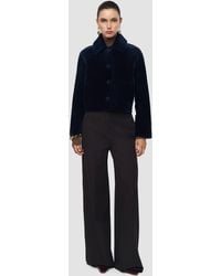 JOSEPH - Alloway Reversible Soft Shearling Jacket - Lyst