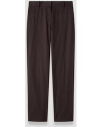 JOSEPH - Coleman Long Light Cotton Trousers - Lyst