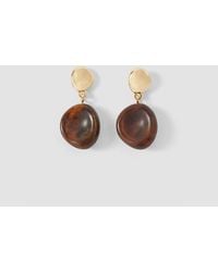 JOSEPH - Bean Drop Resin Earrings - Lyst